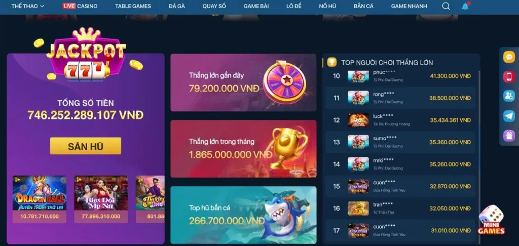 Trò chơi Slot tại 2ubet Win