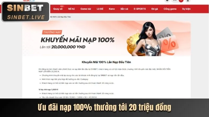 Khuyến mãi độc quyền ứng dụng 2UBET WIN